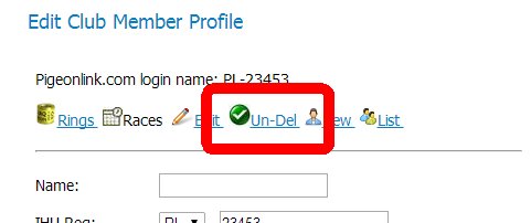 Un-delete a record